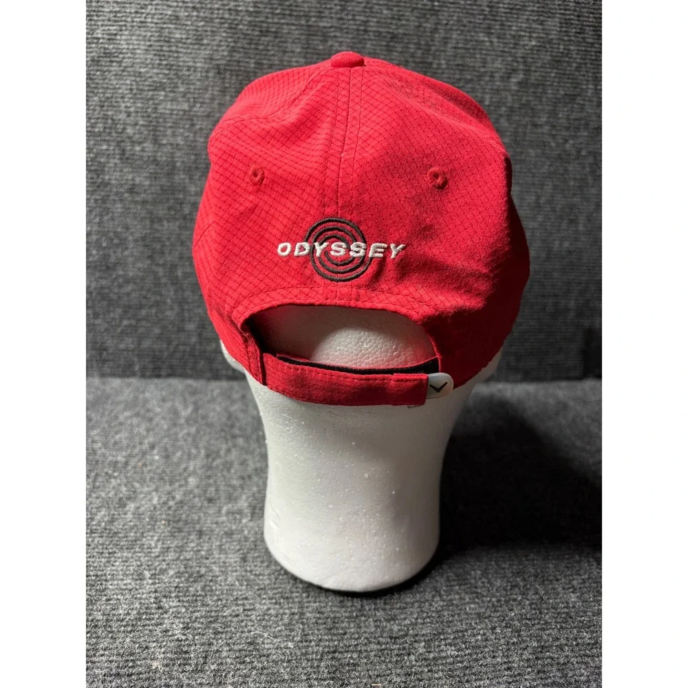 Callaway Rogue Chrome Soft Golf Hat Red Adjustable Kids Youth Baseball Cap